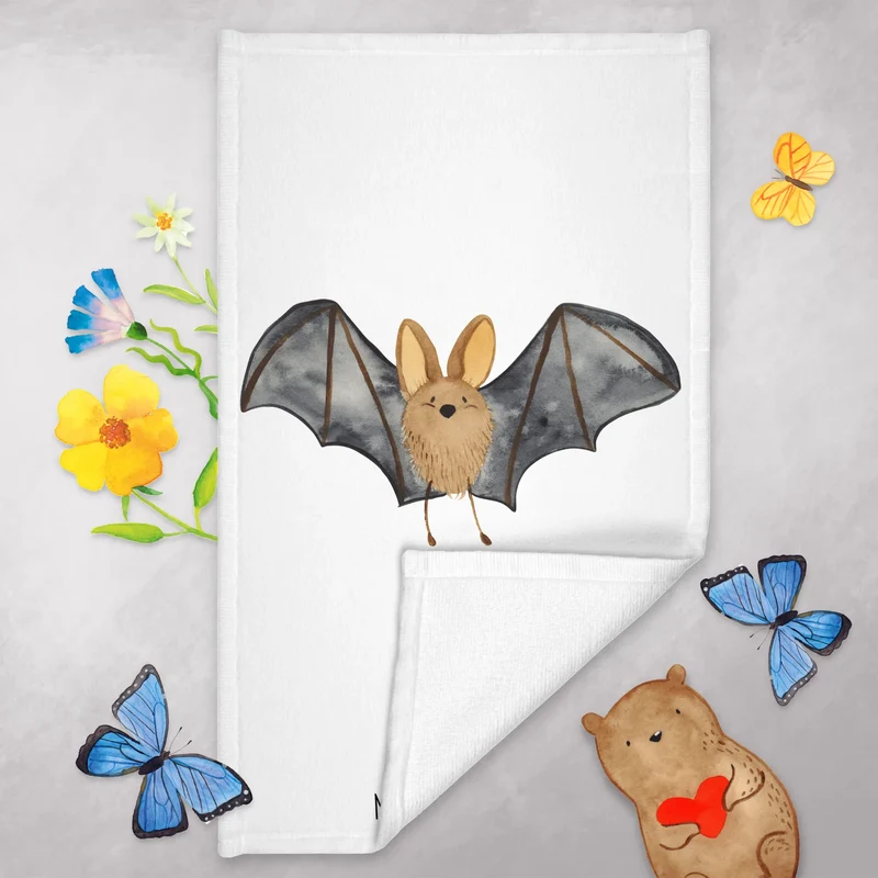 Gästehandtuch Fledermaus Flügel