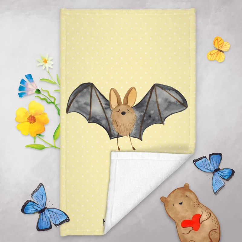 Gästehandtuch Fledermaus Flügel