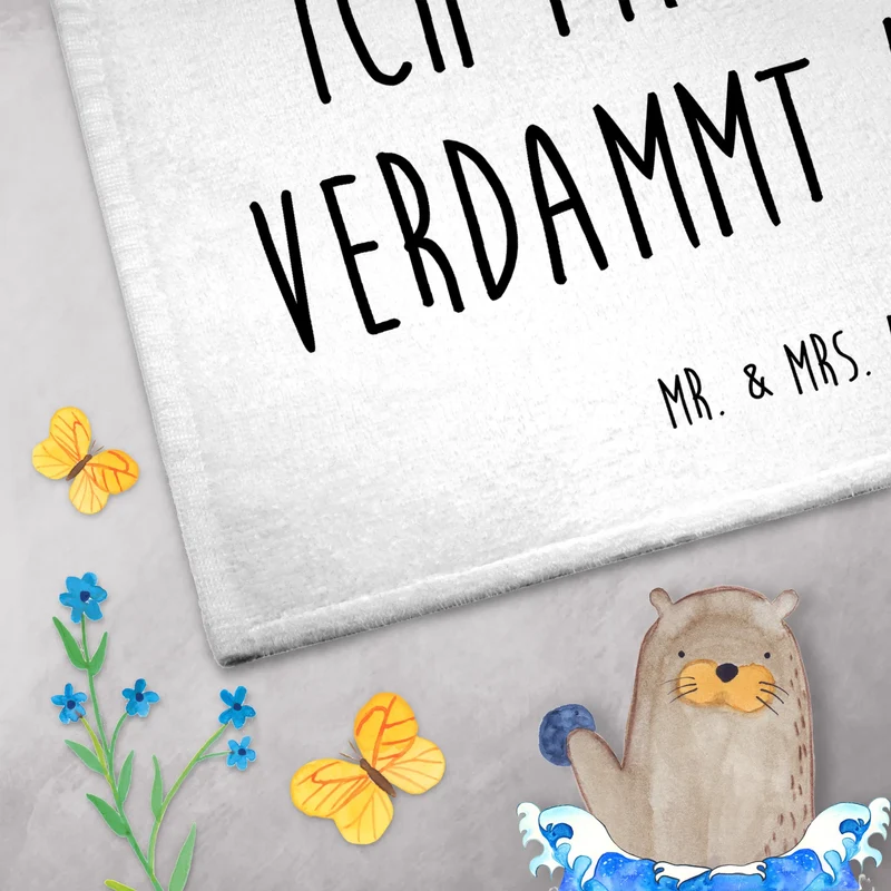 Gästehandtuch Streichhölzer