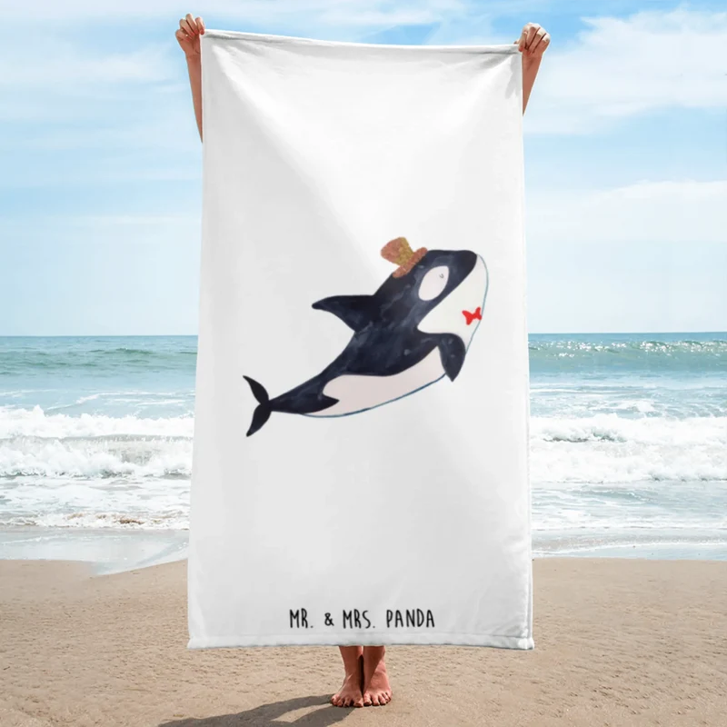XL Badehandtuch Orca Zylinder