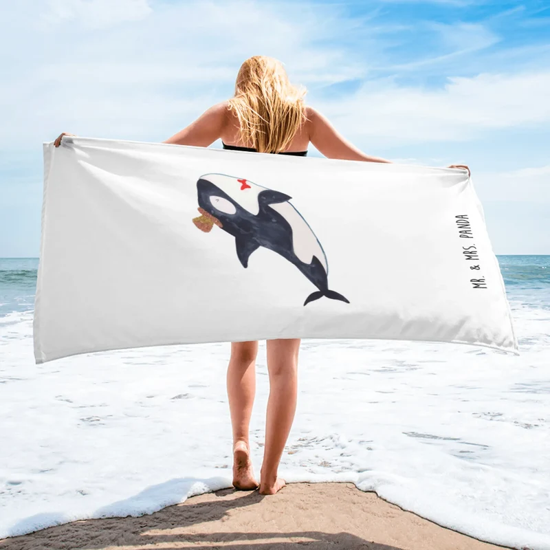 XL Badehandtuch Orca Zylinder