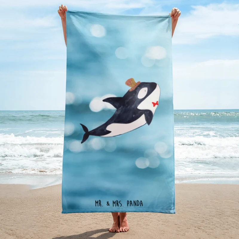 XL Badehandtuch Orca Zylinder