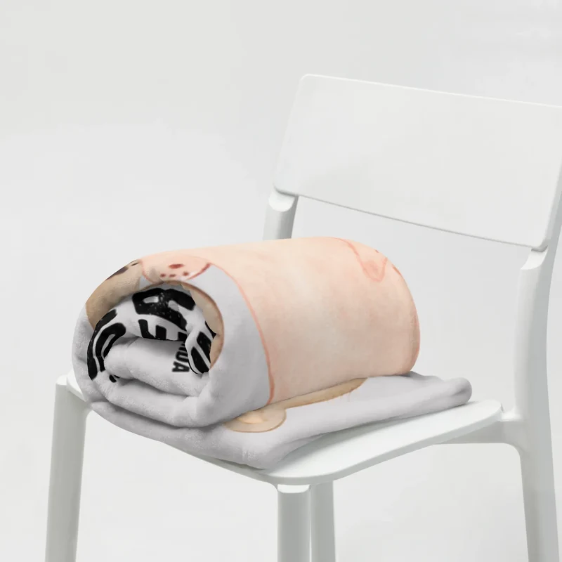 Babydecke Bär und Hase Umarmen