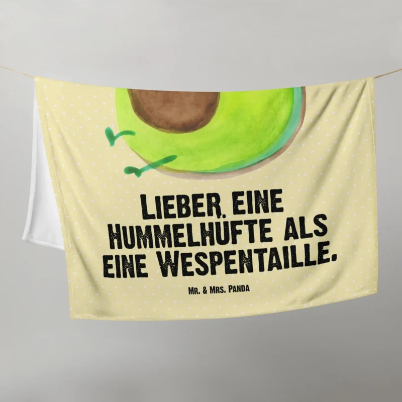 Babydecke Avocado Pfeifen
