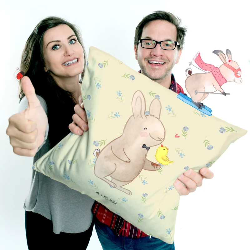 40x40 Kissen Hase Küken