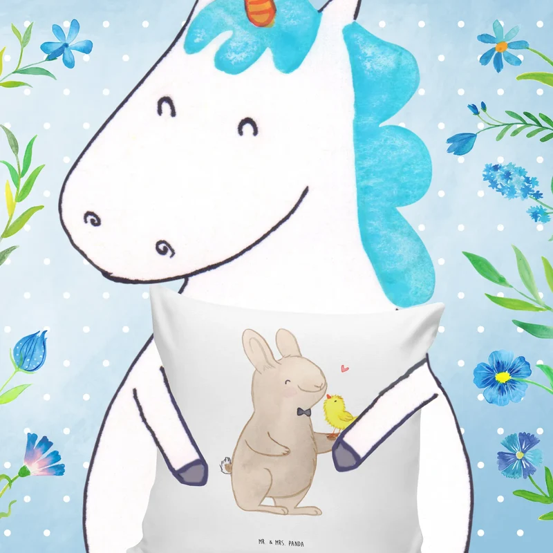40x40 Kissen Hase Küken