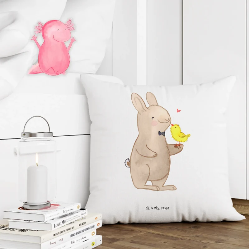 40x40 Kissen Hase Küken