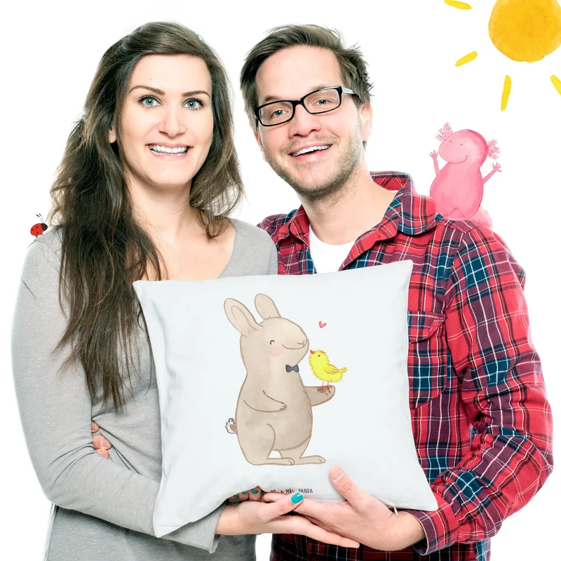 40x40 Kissen Hase Küken