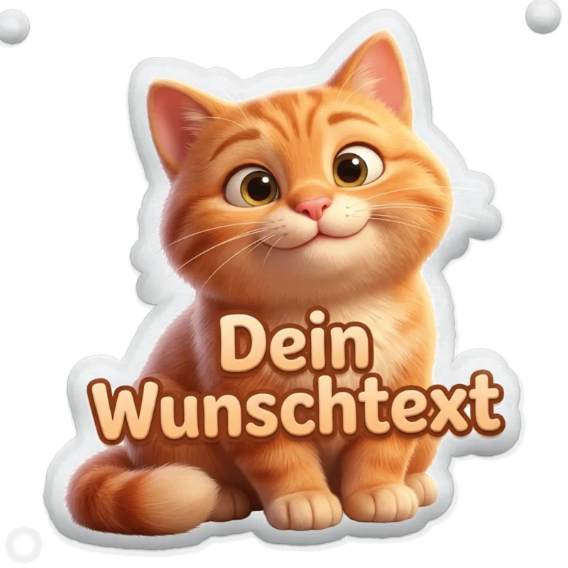 Personalisiertes Formkissen Haustier im Cartoon & Animationsfilm Stil