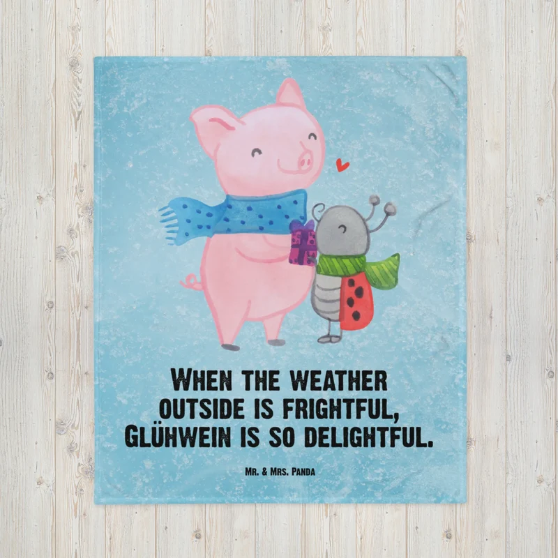 Babydecke Glühschwein Smörle