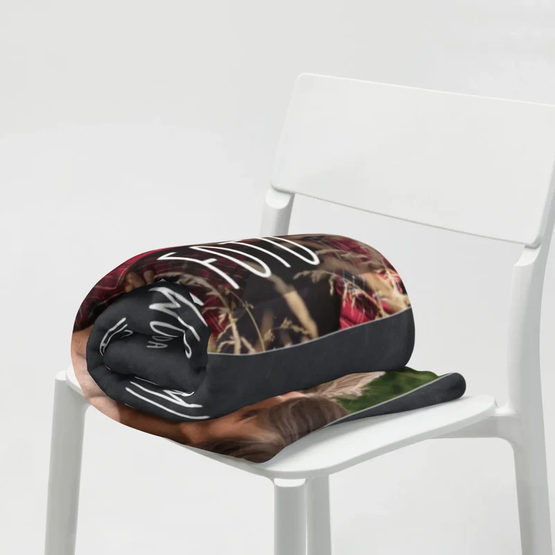 Personalisierte Foto Decke Pinguin Pommes