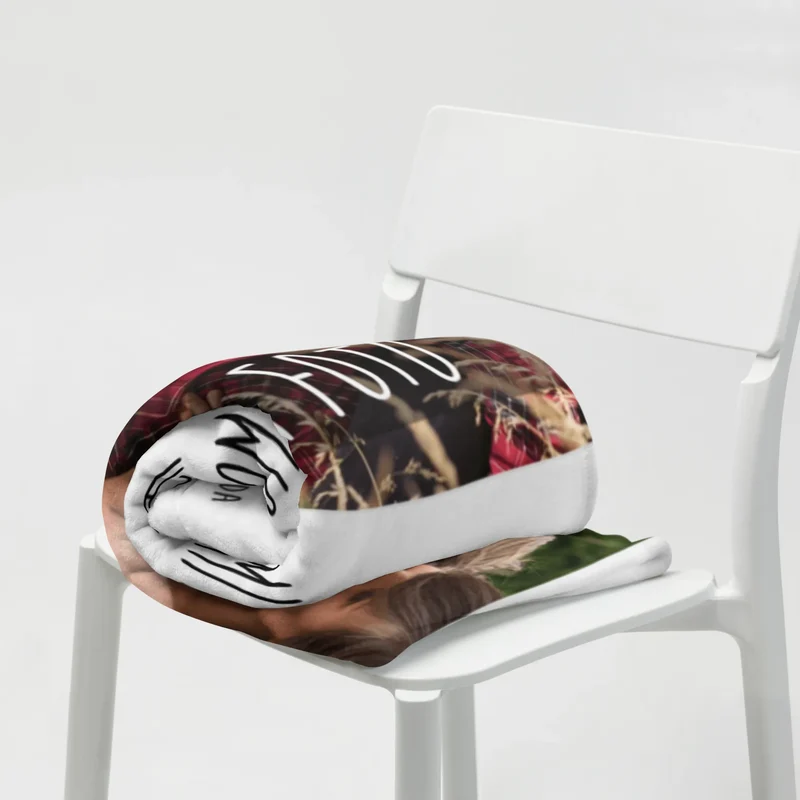Personalisierte Foto Decke Pinguin Pommes