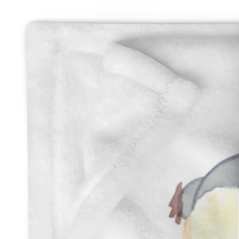 Personalisierte Foto Decke Pinguin Pommes