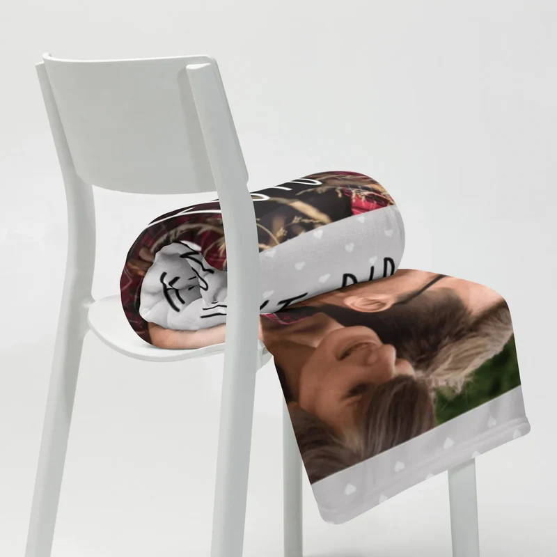 Personalisierte Foto Decke Pinguin Pommes