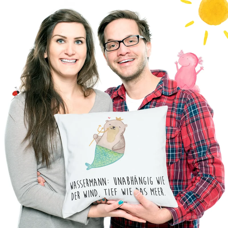 40x40 Kissen Wassermann Astrologie
