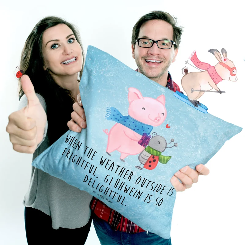 40x40 Kissen Glühschwein Smörle