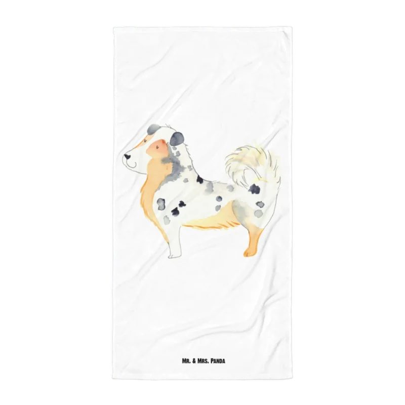 XL Badehandtuch Hund Australien Shepherd