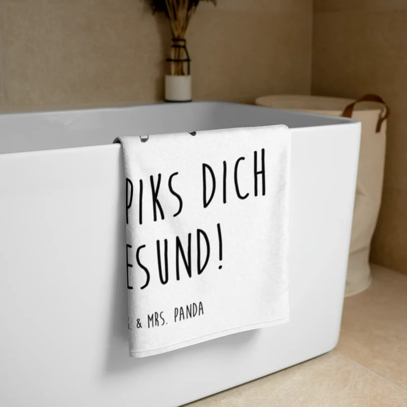 XL Badehandtuch Einhorn Krankenschwester