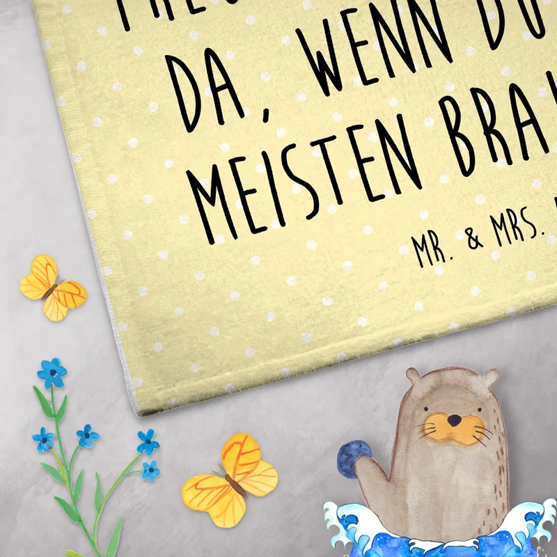 Gästehandtuch Schildkröte Maus