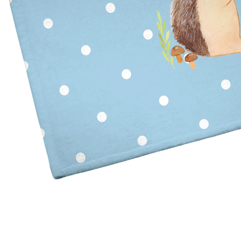Handtuch Igel Federschmuck