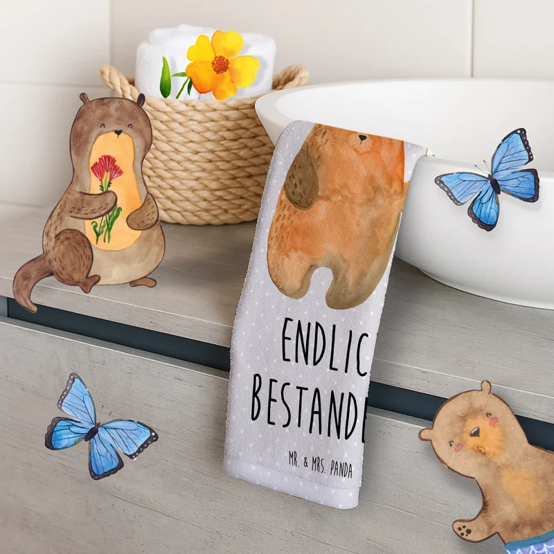 Gästehandtuch Bär Prüfung