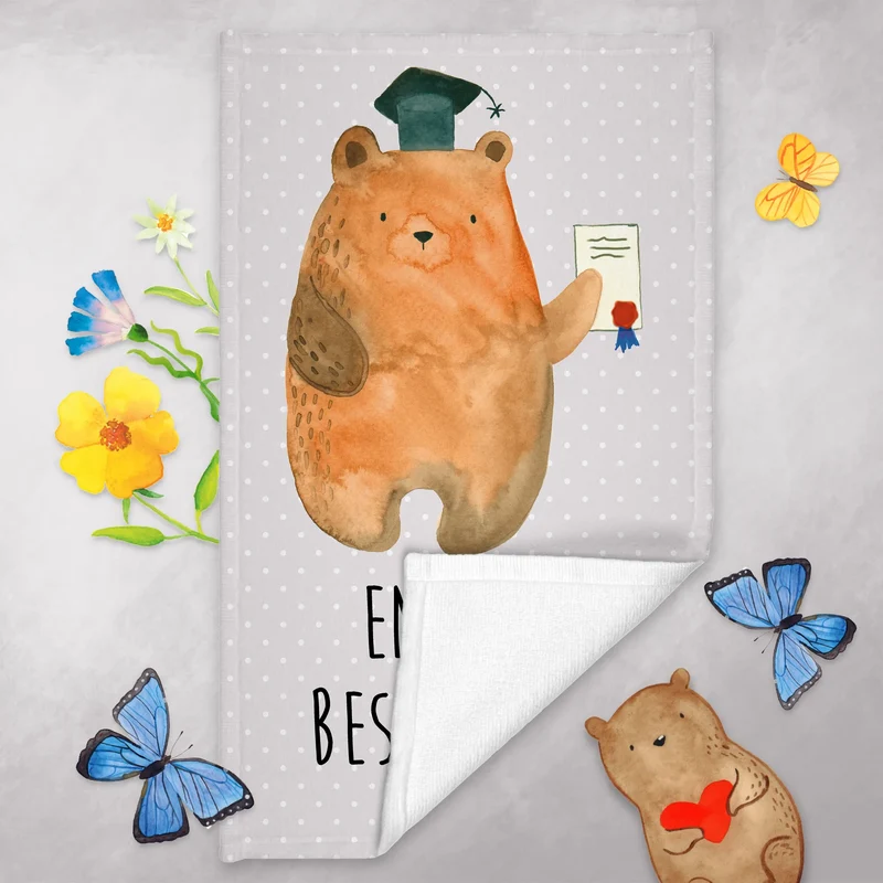 Gästehandtuch Bär Prüfung