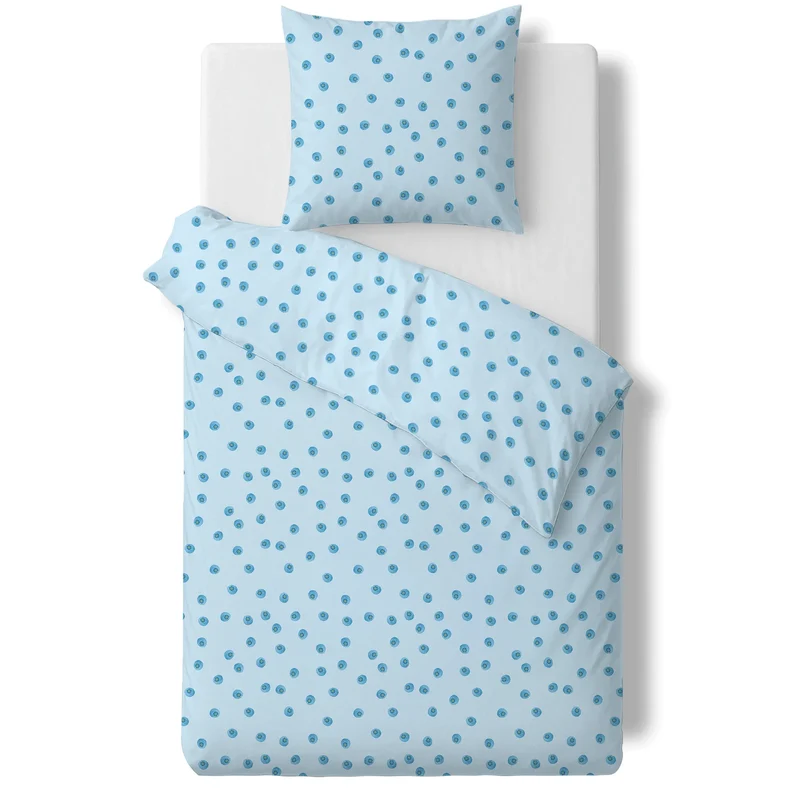 Bettwäsche Blaue Blaubeeren Muster