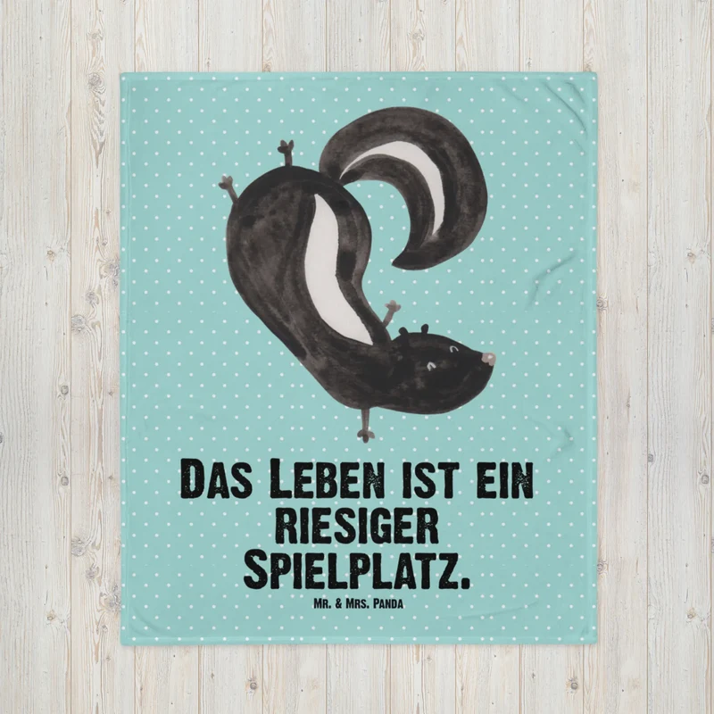 Babydecke Stinktier Handstand