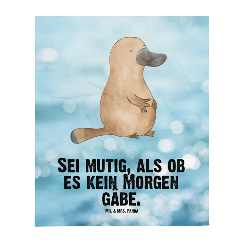 Babydecke Schnabeltier Mut