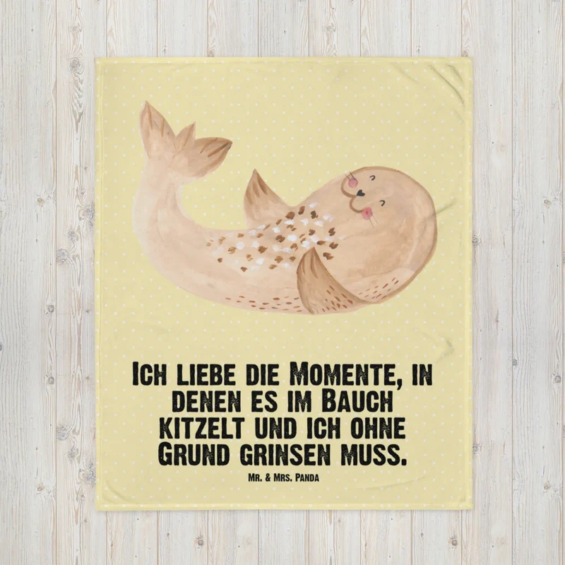 Babydecke Robbe Liegen