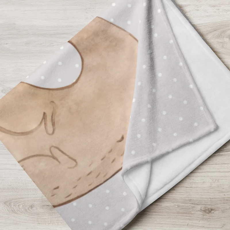 Babydecke Otter Herz