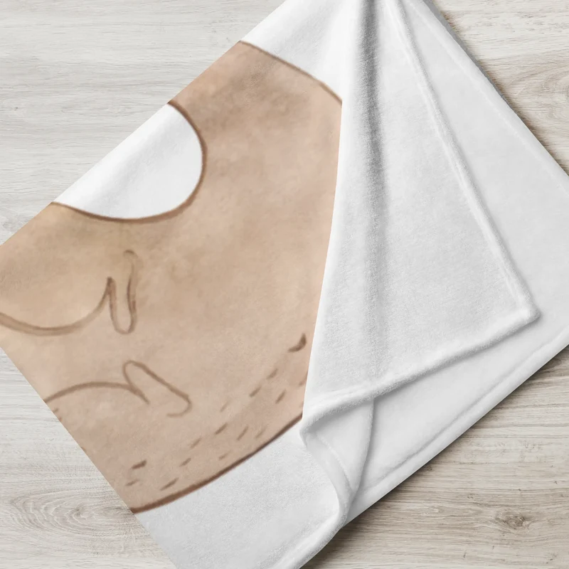 Babydecke Otter Herz