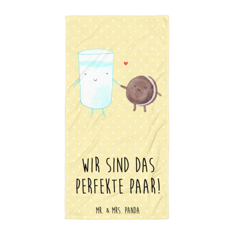 XL Badehandtuch Milch Keks