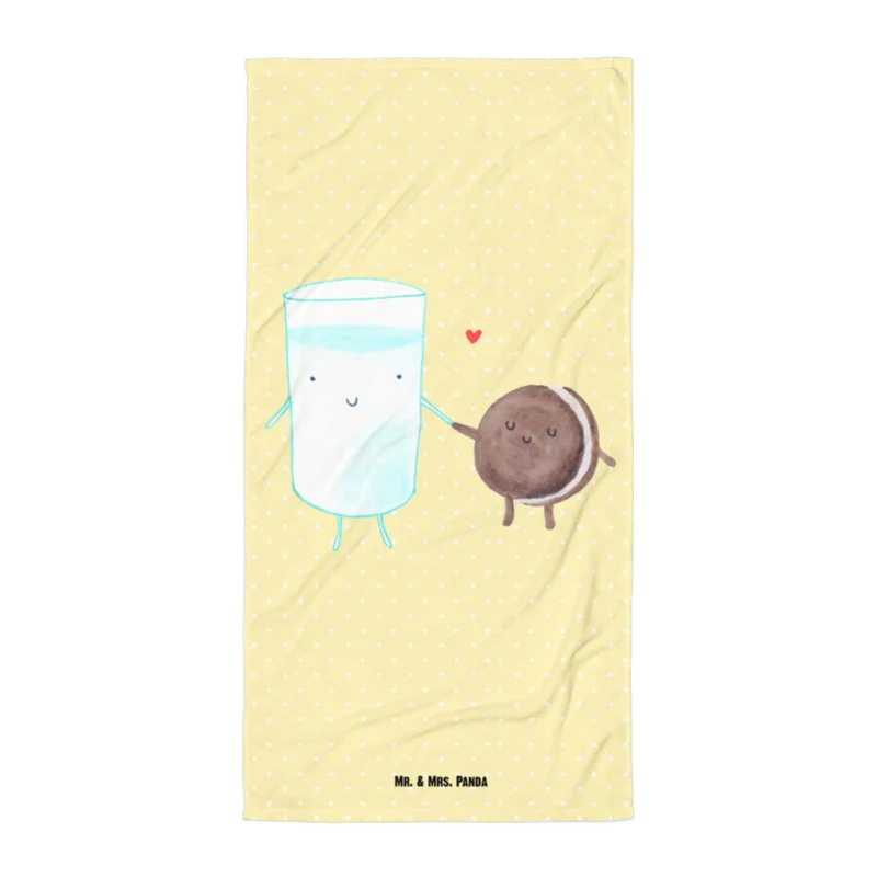 XL Badehandtuch Milch Keks