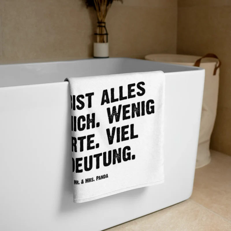 XL Badehandtuch Pinguin Pärchen