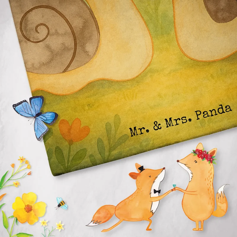 Badehandtuch Schnecken Liebe Design