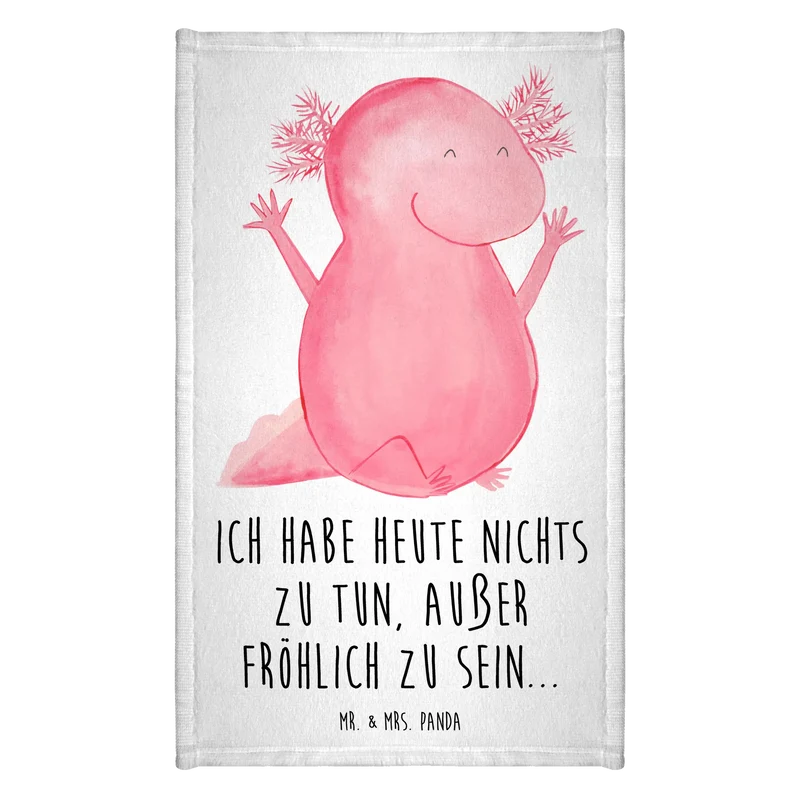 Gästehandtuch Axolotl Hurra