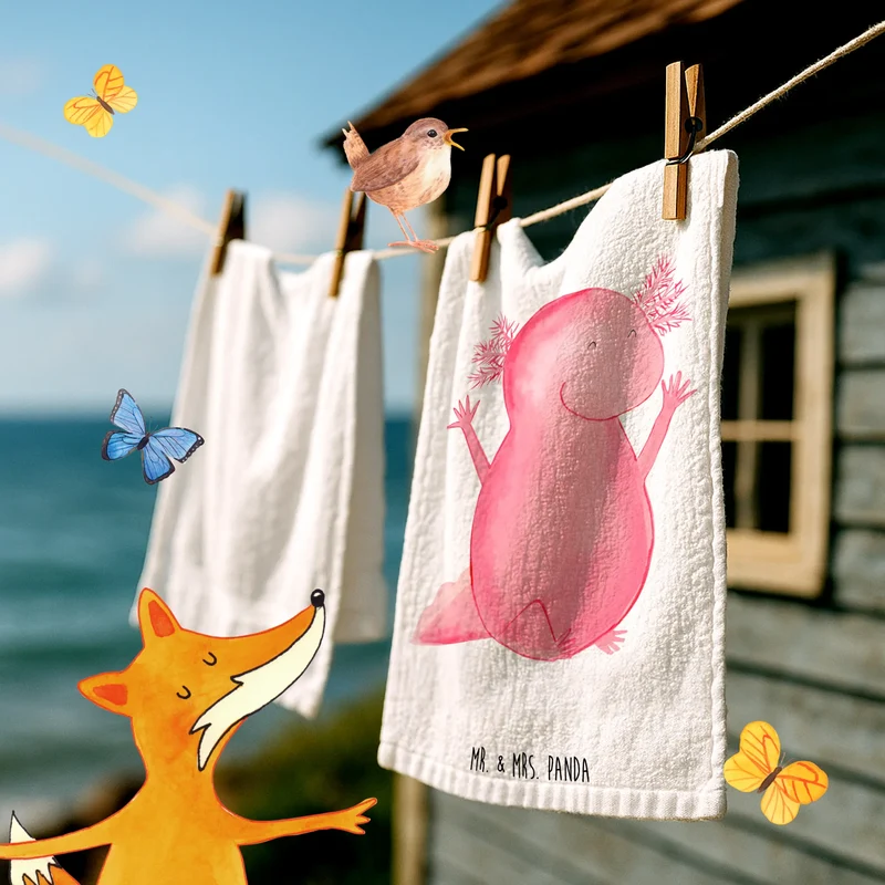 Gästehandtuch Axolotl Hurra