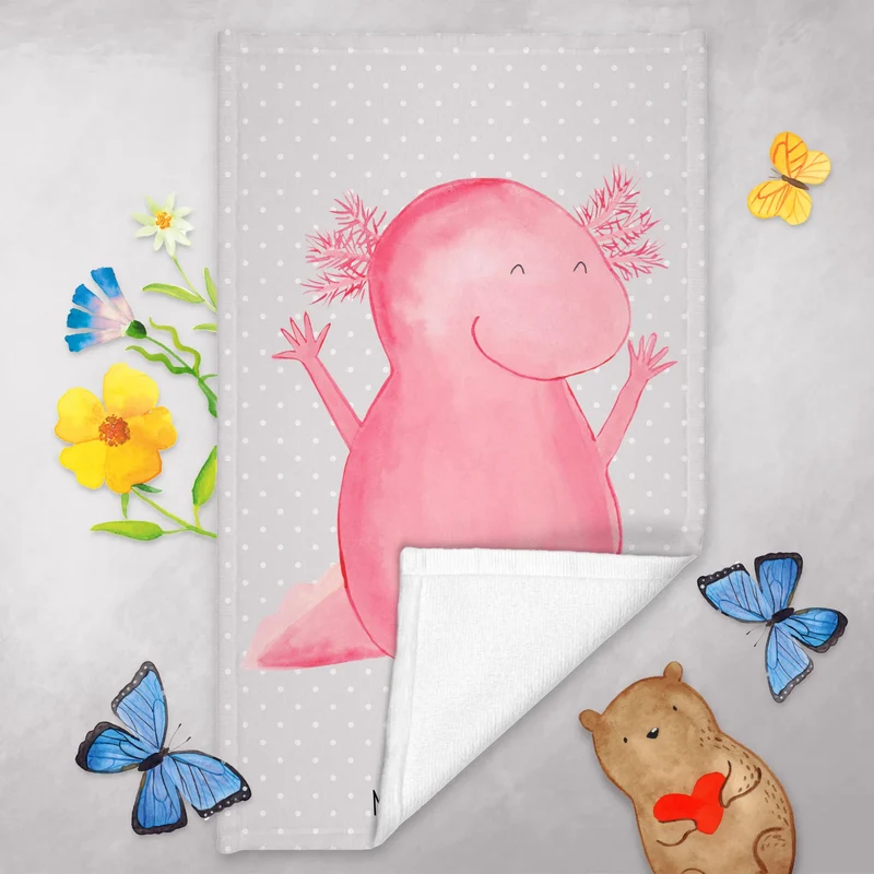 Gästehandtuch Axolotl Hurra