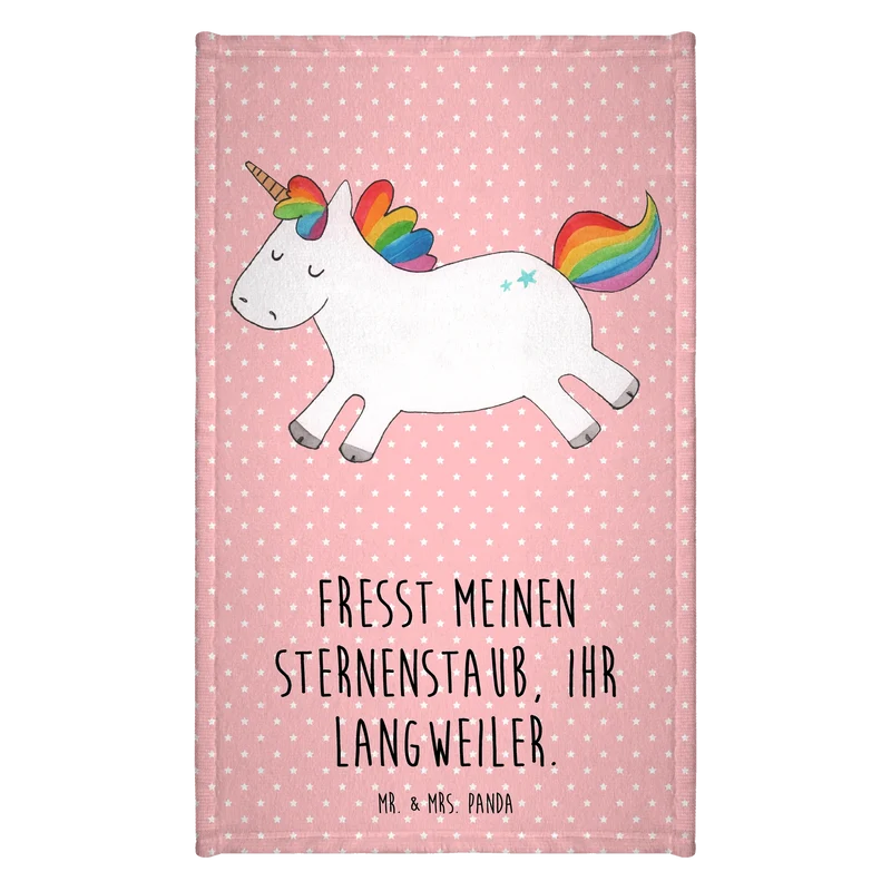 Gästehandtuch Einhorn Happy