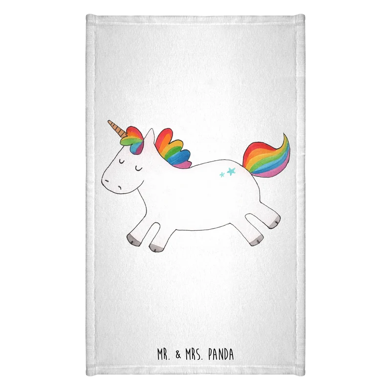 Gästehandtuch Einhorn Happy