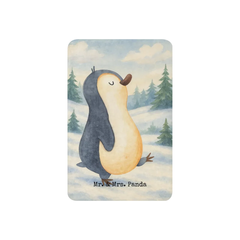 Sherpa Kuscheldecke Pinguin marschieren Design