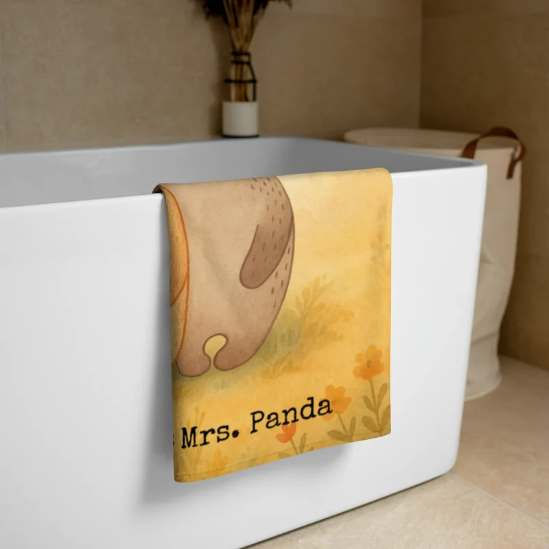 XL Badehandtuch Bären Liebe Design