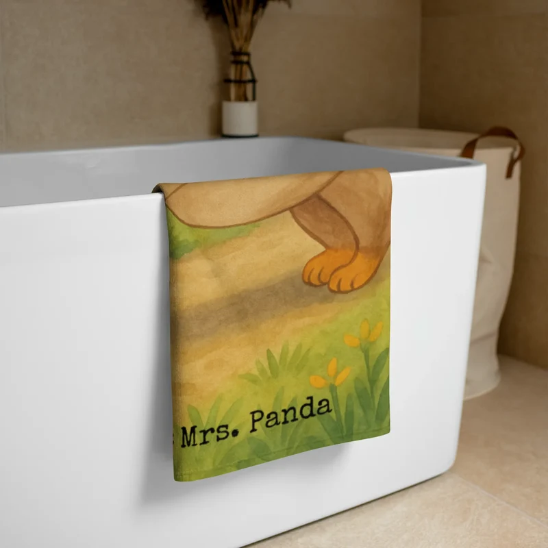 XL Badehandtuch Hund Dackel Design