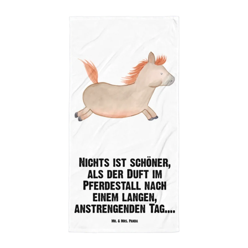 XL Badehandtuch Pferd Springen