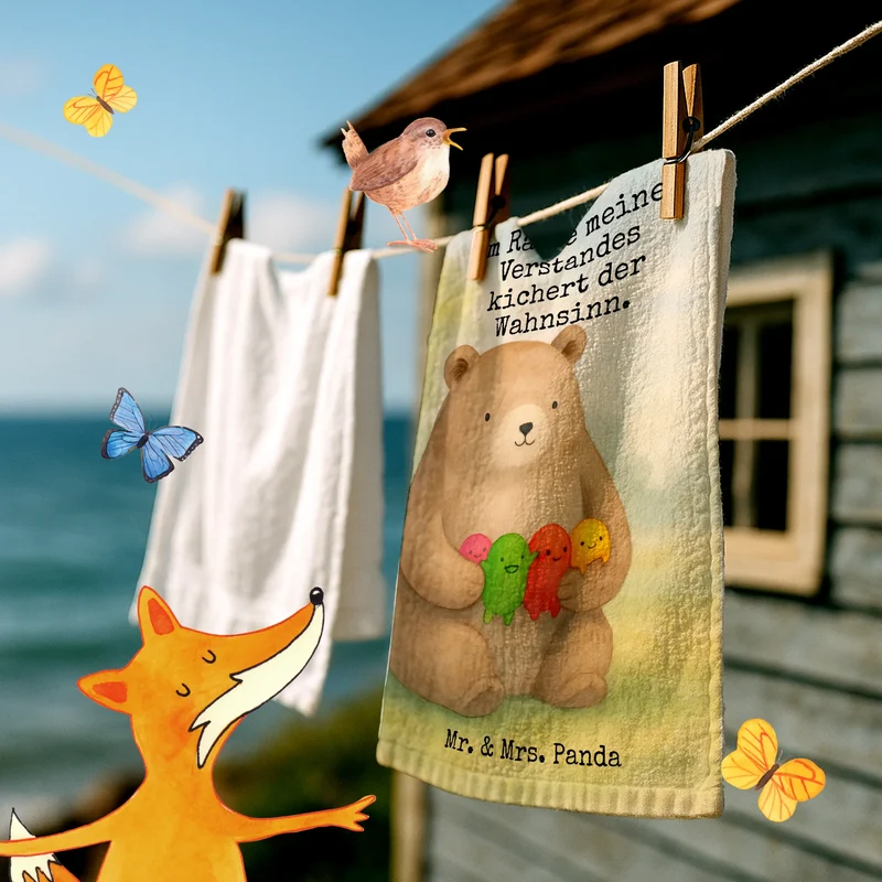 Gästehandtuch Bär Gefühl Design