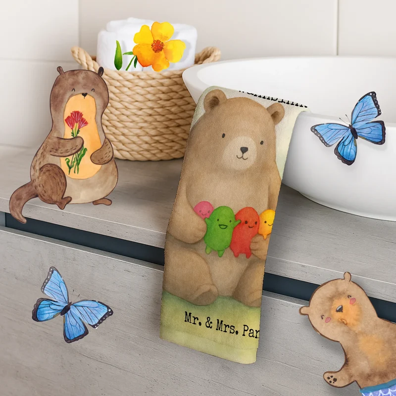 Gästehandtuch Bär Gefühl Design