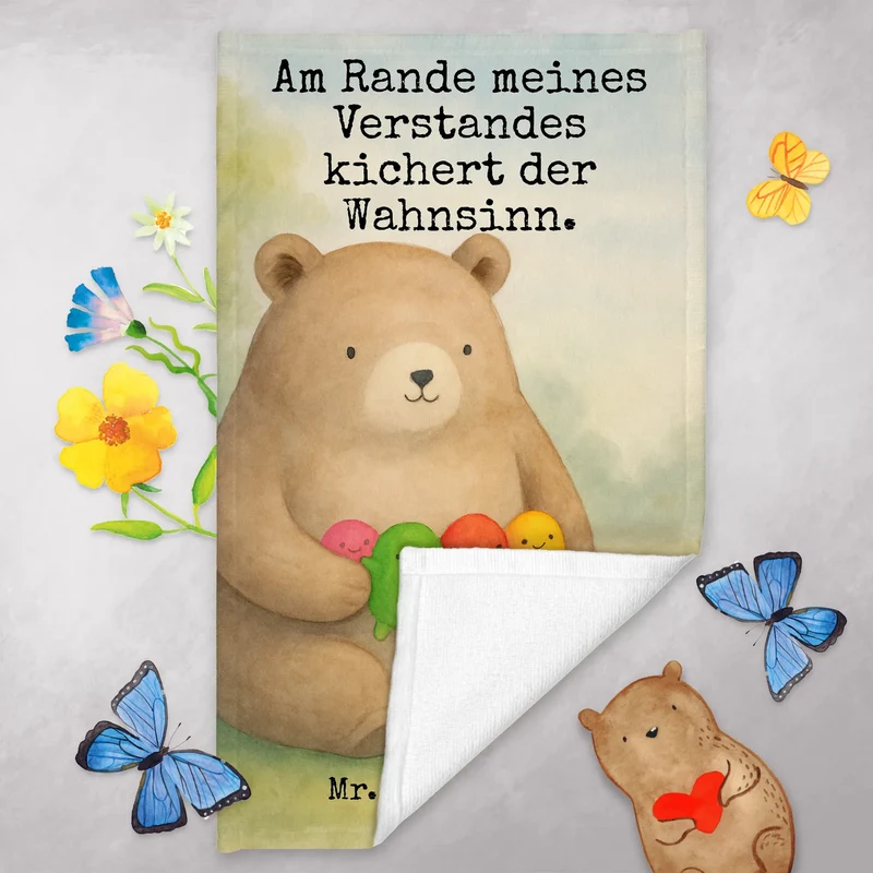 Gästehandtuch Bär Gefühl Design