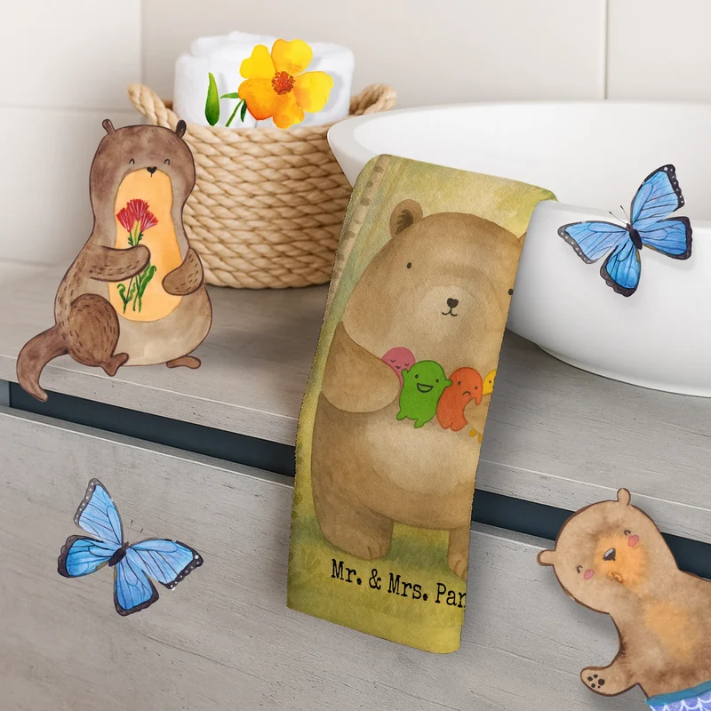 Gästehandtuch Bär Gefühl Design