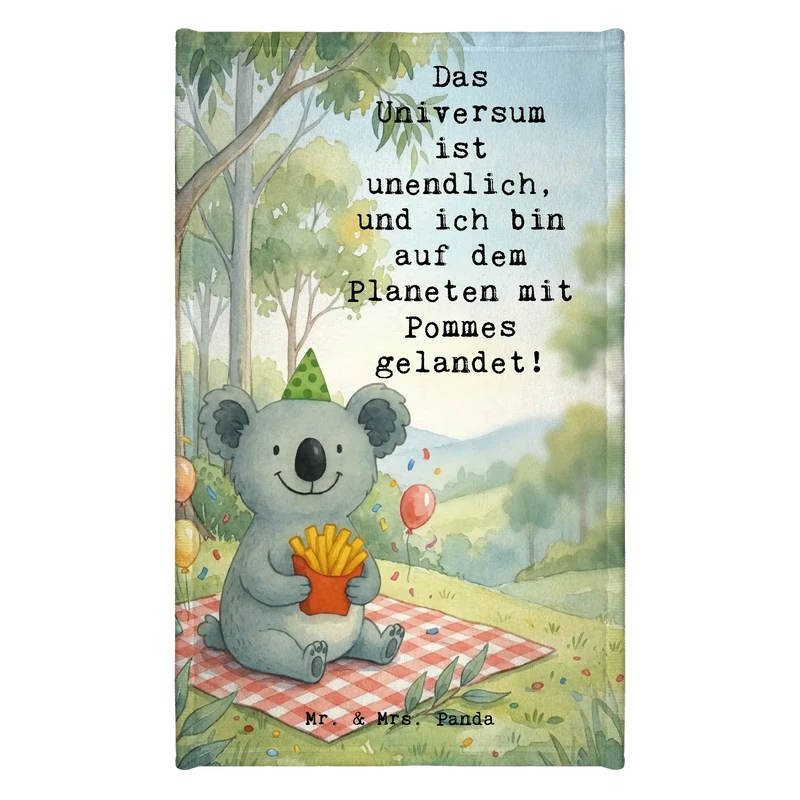 Gästehandtuch Koala Pommes Design